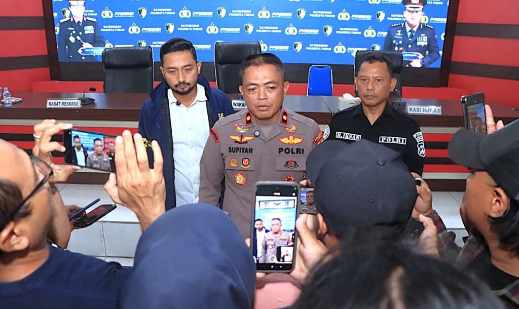Polresta Tuban Amankan 8 Tersangka Pengeroyokan di 4 Lokasi