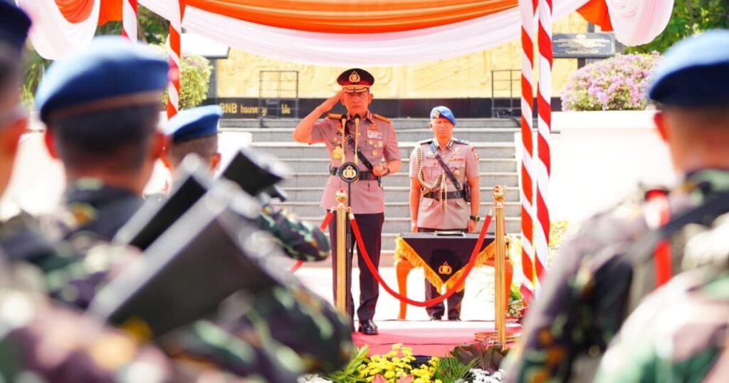 Kapolri Pimpin Upacara Hari Juang Polri 2026 di Surabaya, Kobarkan Semangat Perjuangan Polri untuk Mewujudkan Kemajuan Bangsa