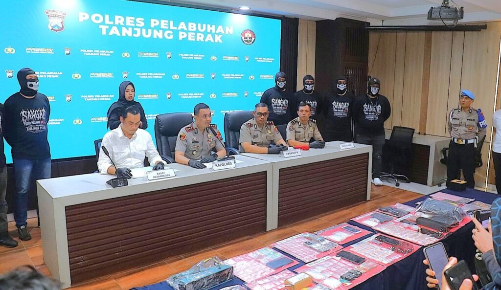 Operasi Tumpas Narkoba 2026, Polres Pelabuhan Tanjung Perak Amankan 27 Tersangka & Sita 1 Kilogram Sabu