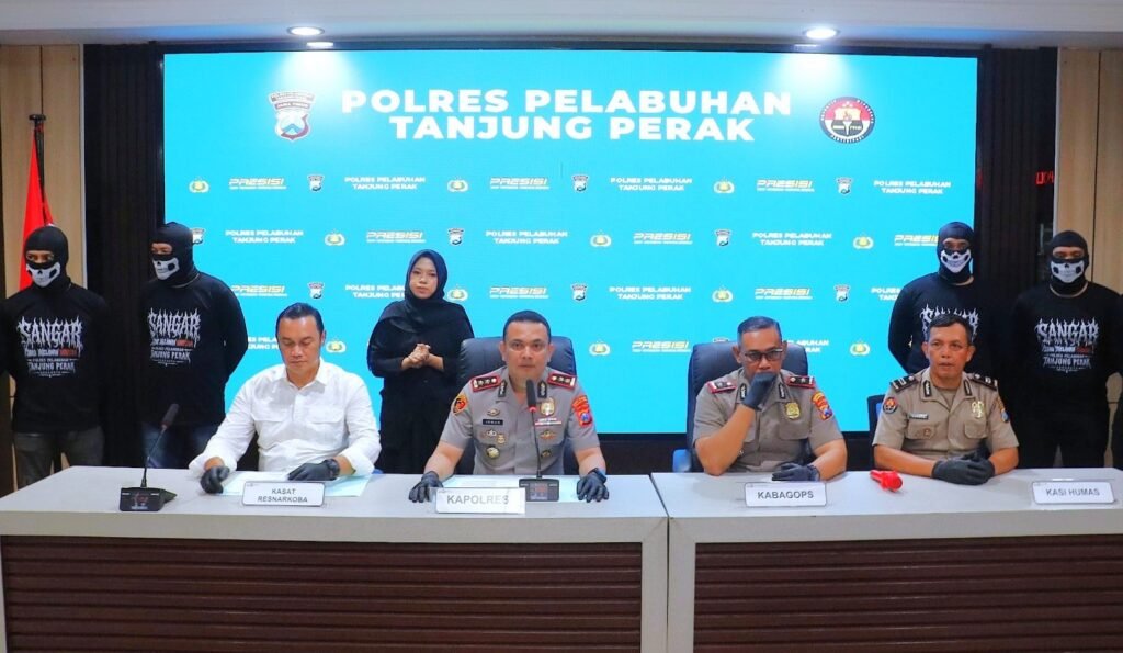 Operasi Tumpas Narkoba 2026, Polres Pelabuhan Tanjung Perak Amankan 27 Tersangka dan Sita 1 Kilogram Sabu