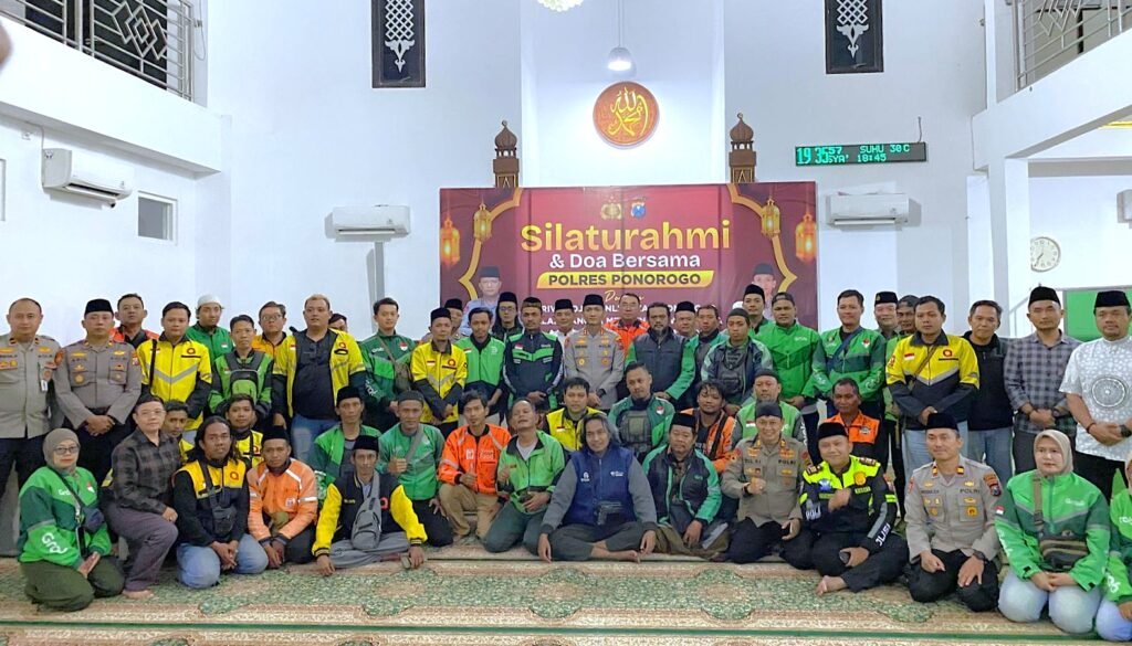 Polres Ponorogo Rangkul Komunitas Ojol Perkuat Sinergi Jaga Kamtibmas