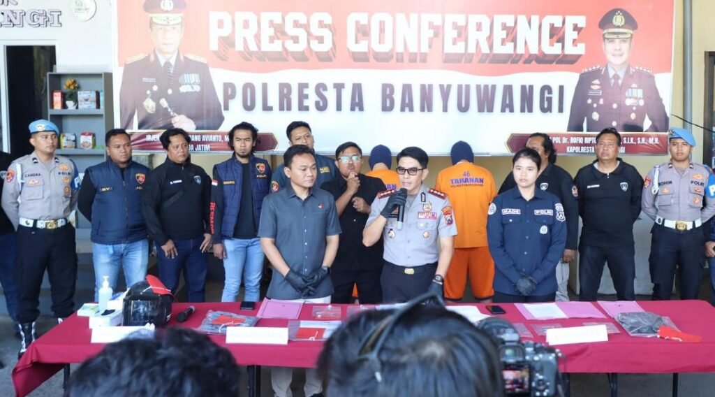 Polresta Banyuwangi Ungkap Pencurian Pecah Kaca Mobil, Dua Tersangka Pernah Beraksi di Malaysia