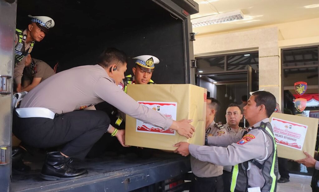 Polri Peduli, Polres Situbondo Kirim Bantuan Kemanusiaan untuk Korban Gempa NTT