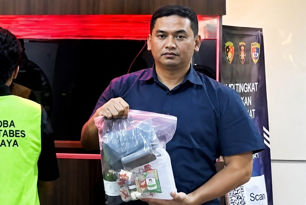 Polrestabes Surabaya Bongkar Pembuatan Tembakau Sintetis di Sidoarjo Satu Tersangka Diamankan