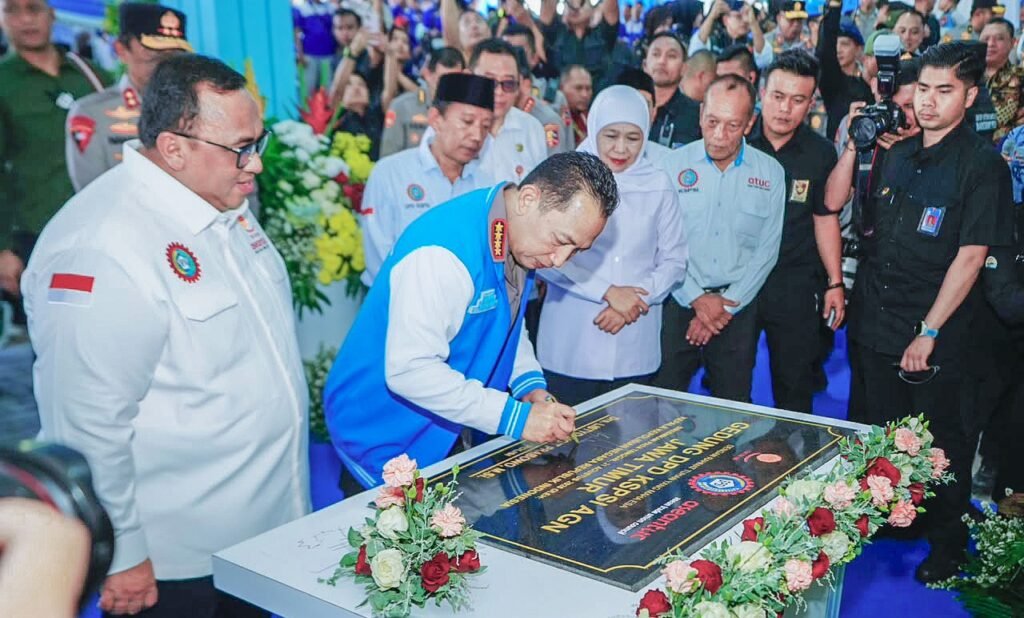 Kapolri Resmikan Gedung KSPSI AGN Jatim Setelah Puluhan Tahun Pembangunan Sempat Terhenti