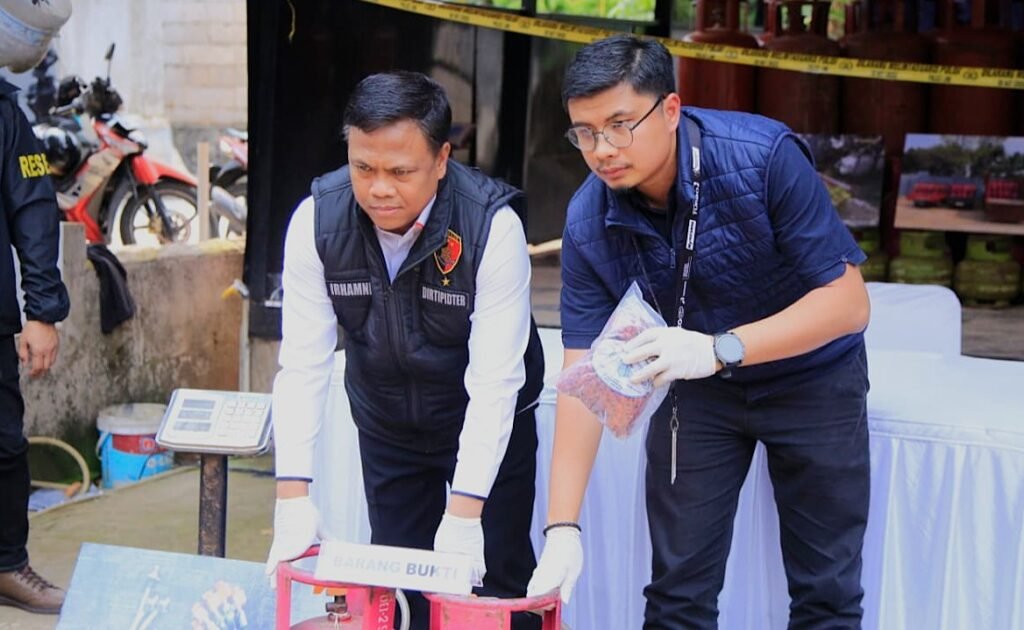 Bareskrim Polri Bongkar Penyalahgunaan LPG Subsidi, 910 Tabung Diamankan