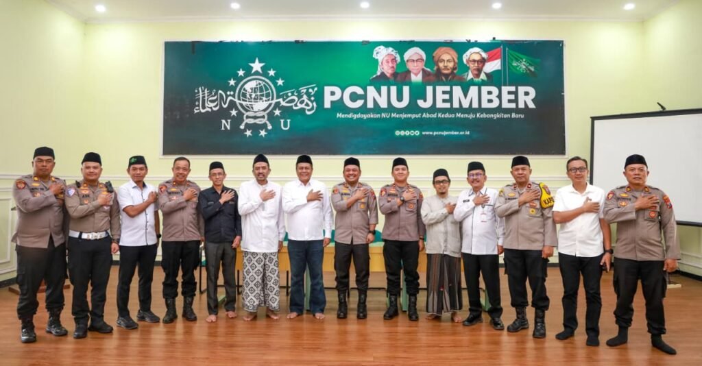Kapolres Jember Silaturahmi ke Kantor PCNU, Sinergi Ulama dan Umara Perkuat Kamtibmas
