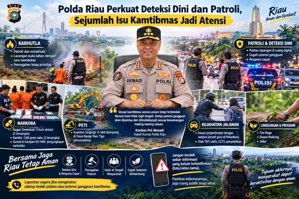Sejumlah Isu Kamtibmas Jadi Atensi, Patroli, pengawasan lapangan hingga penegakan hukum terus dilakukan untuk menjaga situasi tetap kondusif.