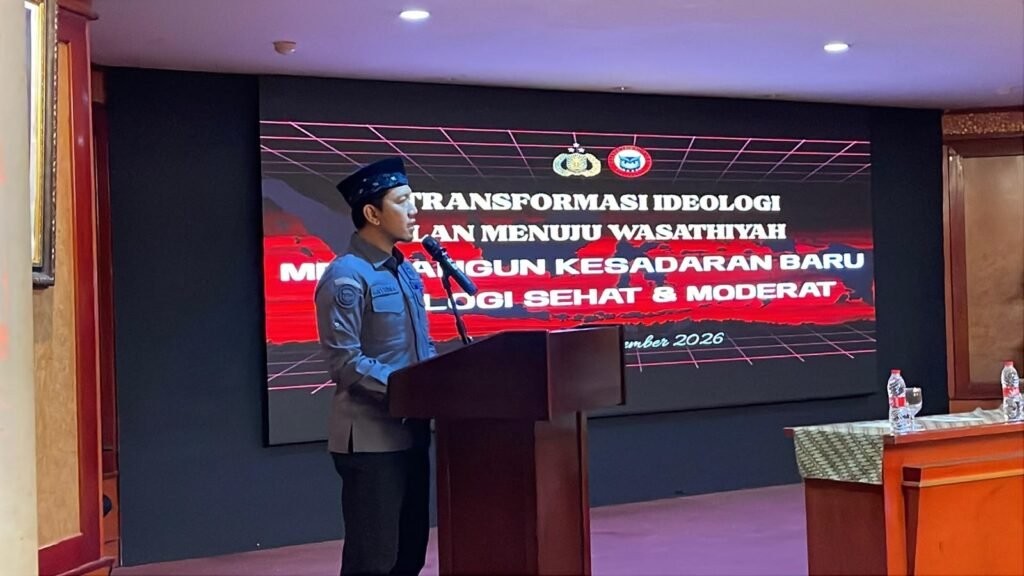 Densus 88 AT Polri melalui Satgaswil Banten kembali memperkuat upaya pencegahan ekstremisme melalui kegiatan Transformasi Ideologi bertajuk “Jalan Menuju Wasathiyah”