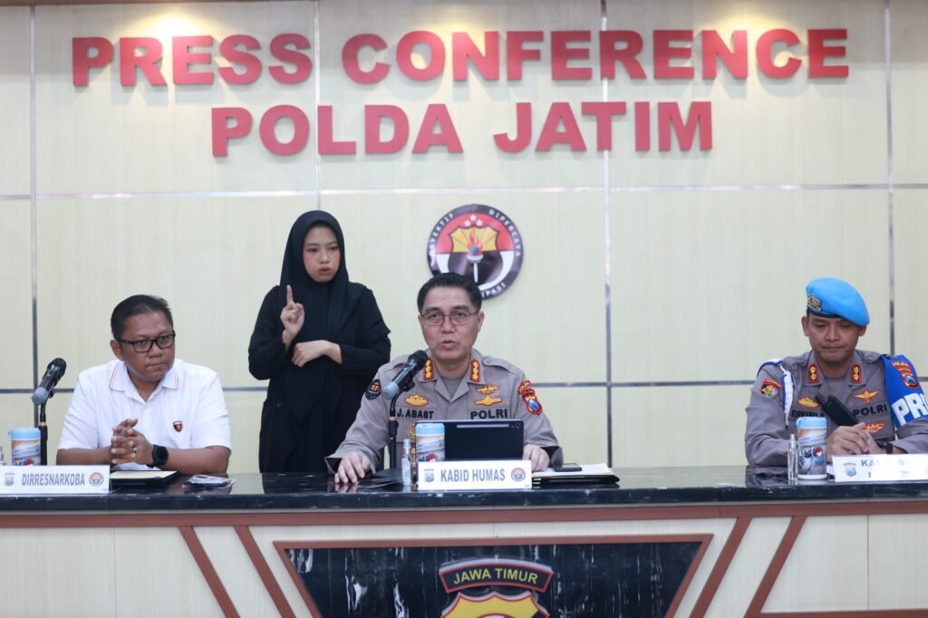 Polda Jatim Ungkap 1.870 Kasus Narkoba, 2.382 Tersangka Diamankan