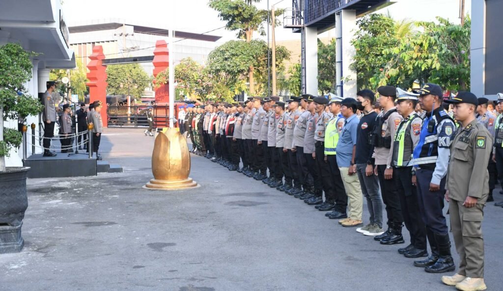 Sinergi Lintas Sektor Polres Madiun Kota Gelar Patroli Siaga Jaga Kondusifitas Wilayah