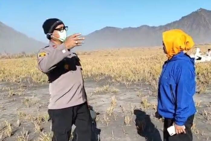 Cegah Karhutla, Polres Probolinggo Intensifkan Patroli di Kawasan Wisata Gunung Bromo