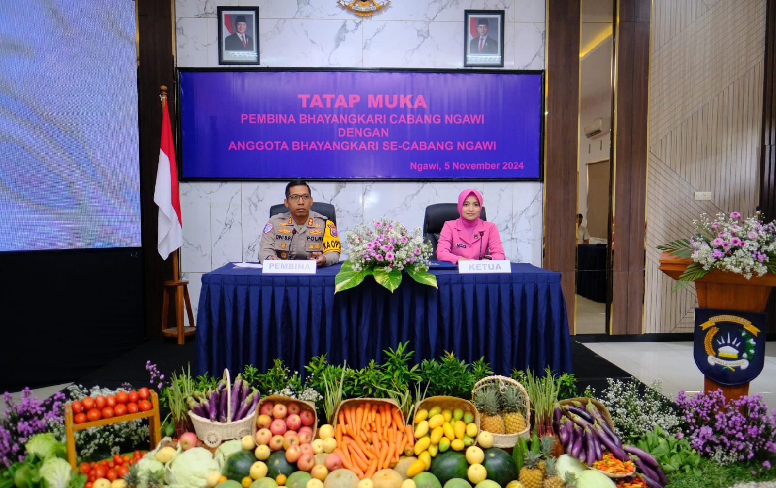 Sukseskan Asta Cita Polres Ngawi Ajak Bhayangkari Gelorakan Swasembada Pangan