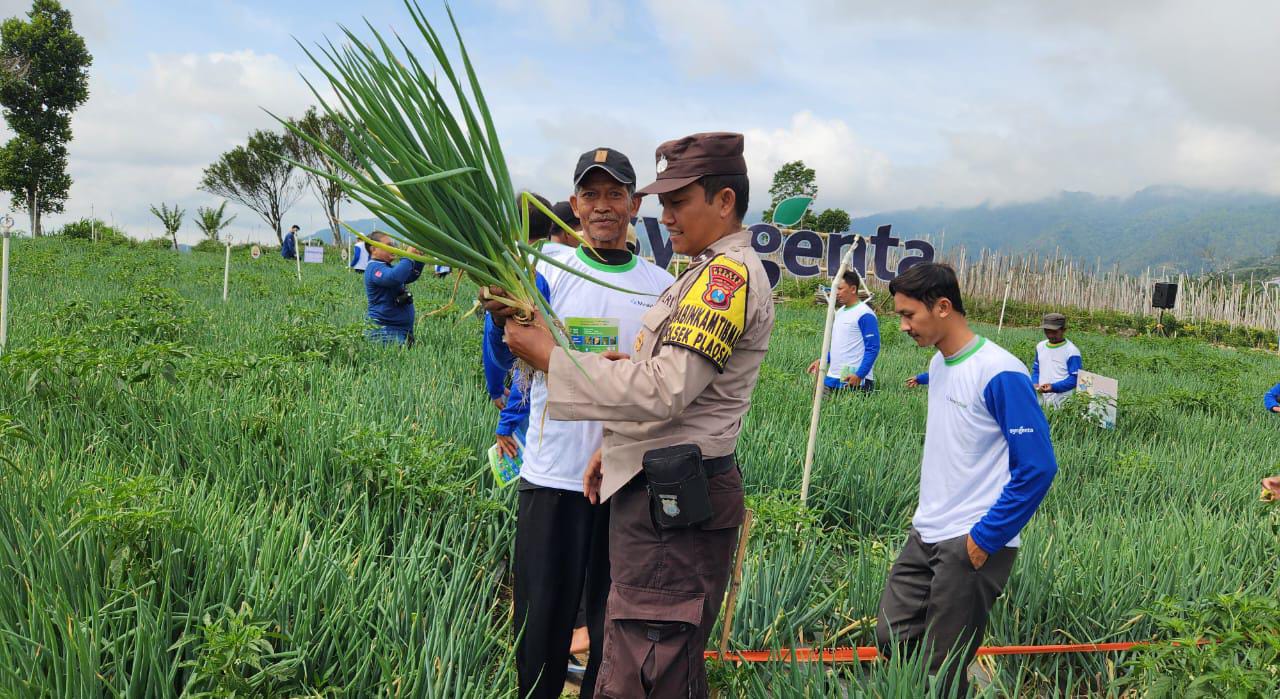 Wujudkan Ketahanan Pangan Nasional, Polres Magetan Terjunkan Bhabinkamtibmas Beri Edukasi Masyarakat