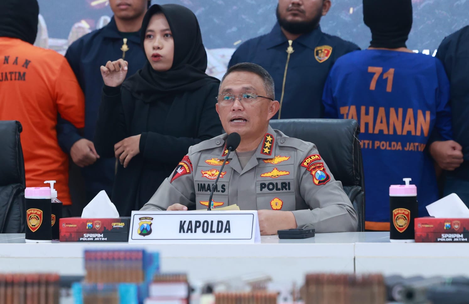 Polda Jatim Berhasil Gagalkan Penyelundupan Senjata di Bojonegoro Diduga Untuk KKB Papua