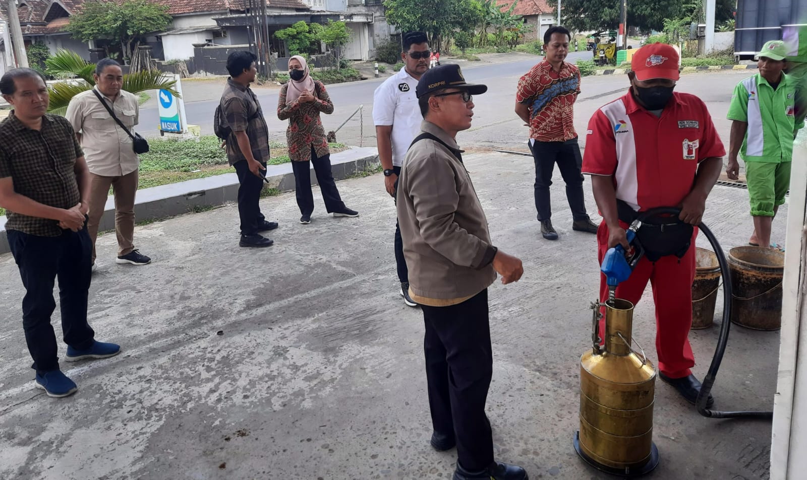 Polres Kediri Kota Sidak SPBU, Pastikan Kualitas dan Stok BBM Aman Jelang Idul Fitri 1446H