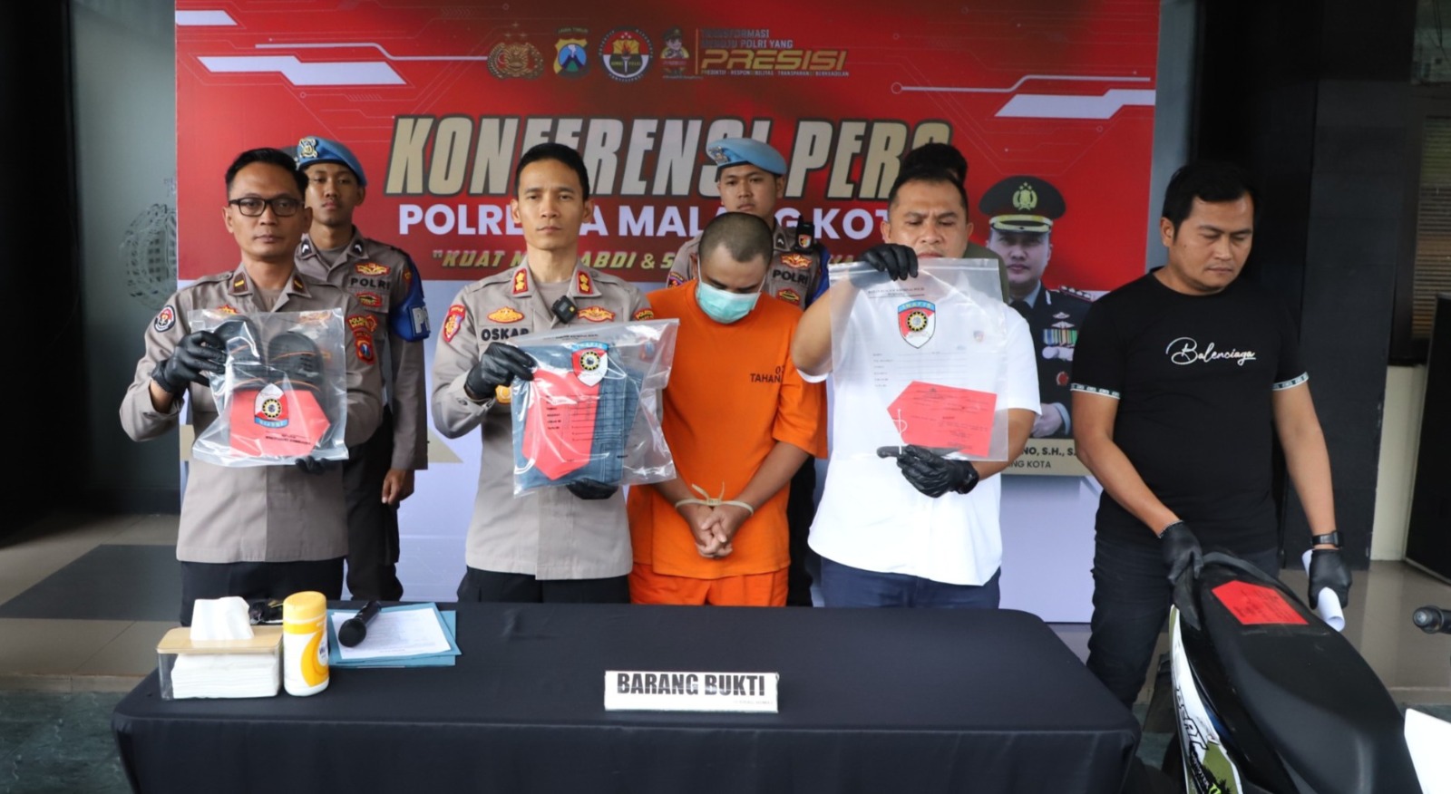 Polrest Malang Kota Berhasil Tangkap Begal Driver Ojol, Setelah Buron Tiga Bulan