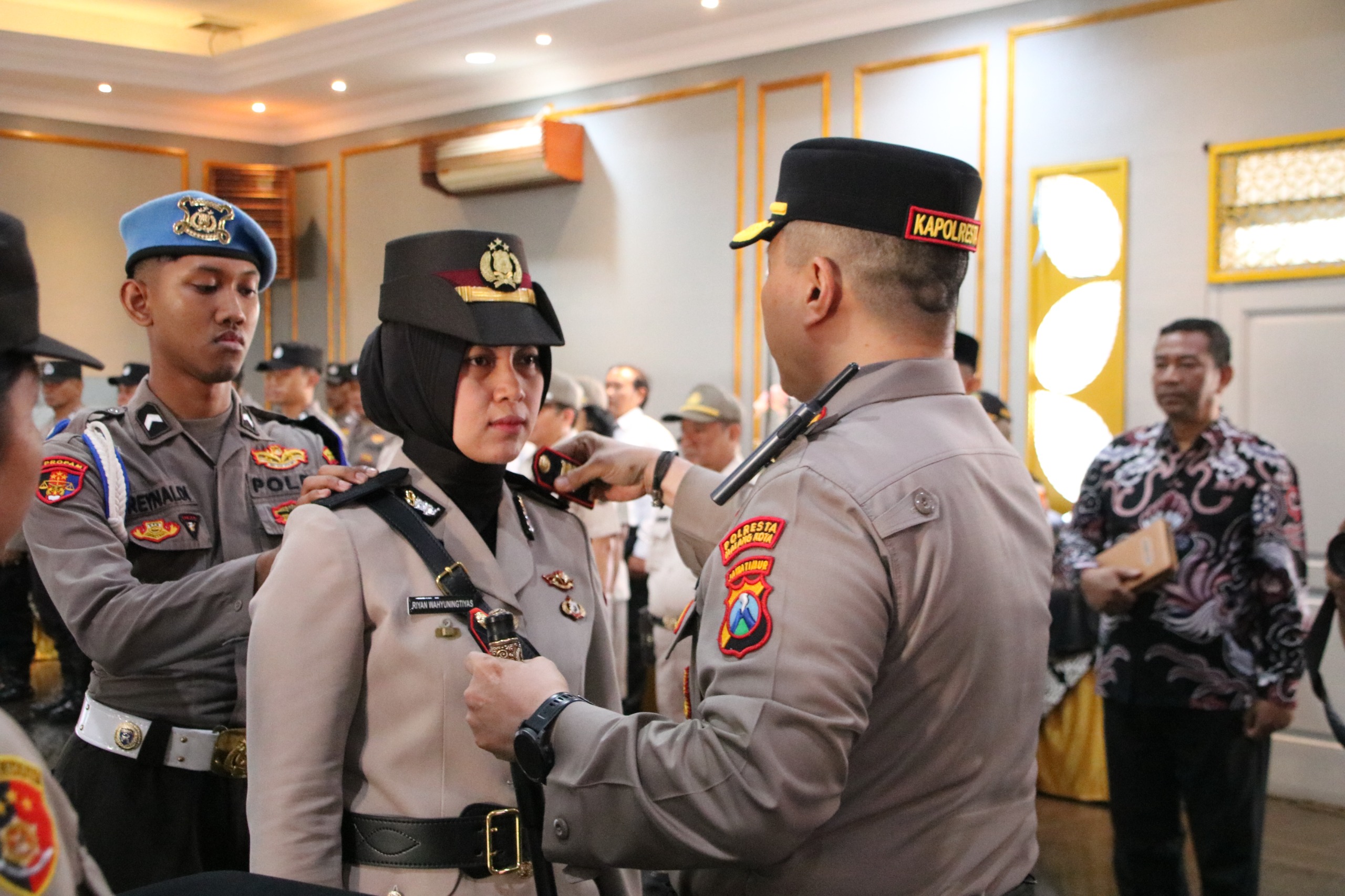 Pimpin Sertijab Tiga Pejabat Strategis, Kapolresta Malang Kota: Tekankan Penguatan Kinerja dan Penyesuaian Personel