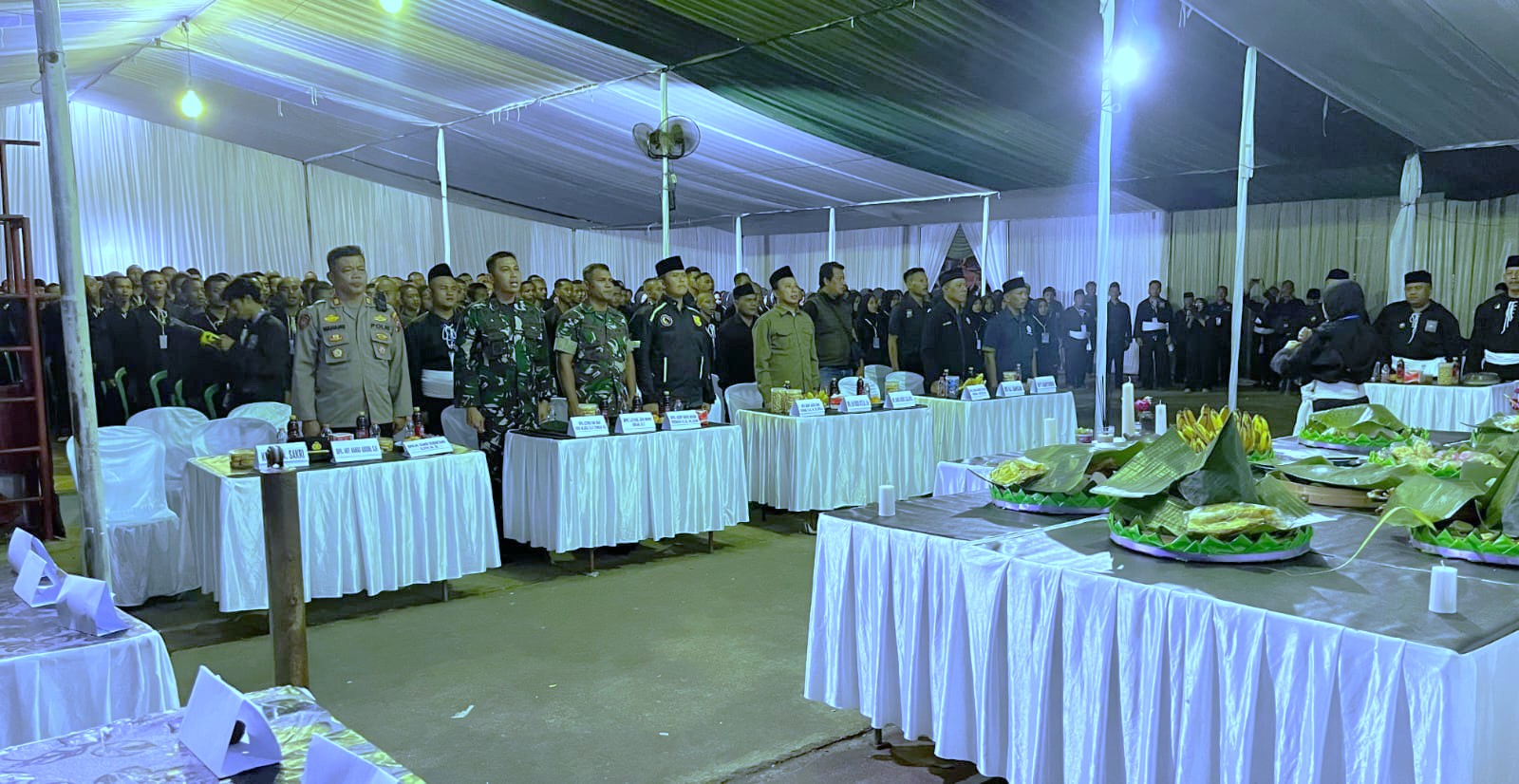 Polisi Pertebal Pengamanan Pengesahan 354 Warga Baru PSHT Cabang Pasuruan Berjalan Aman dan Kondusif