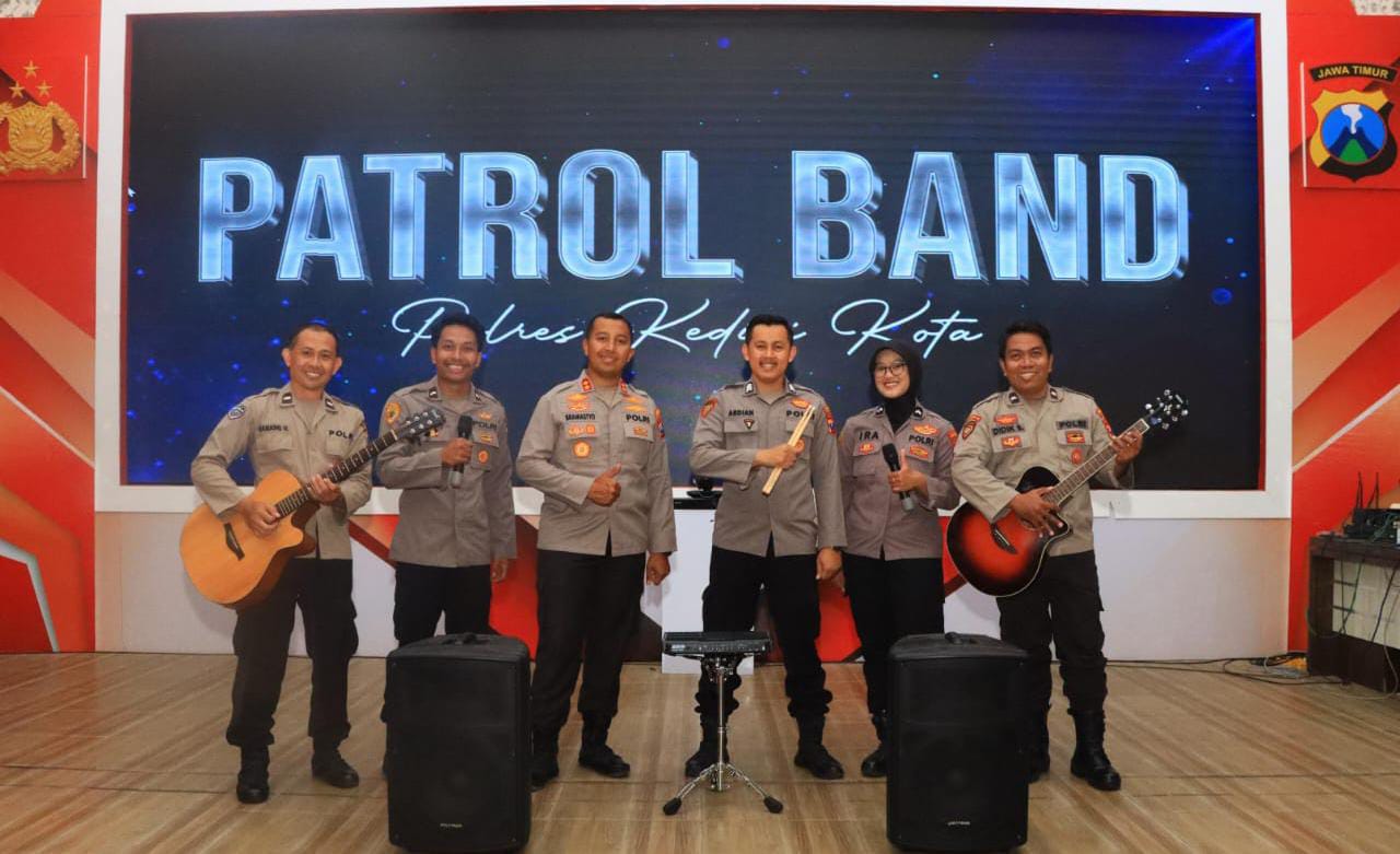 Polres Kediri Kota Bentuk Patrol Band, Cara Humanis Sampaikan Pesan Kamtibmas