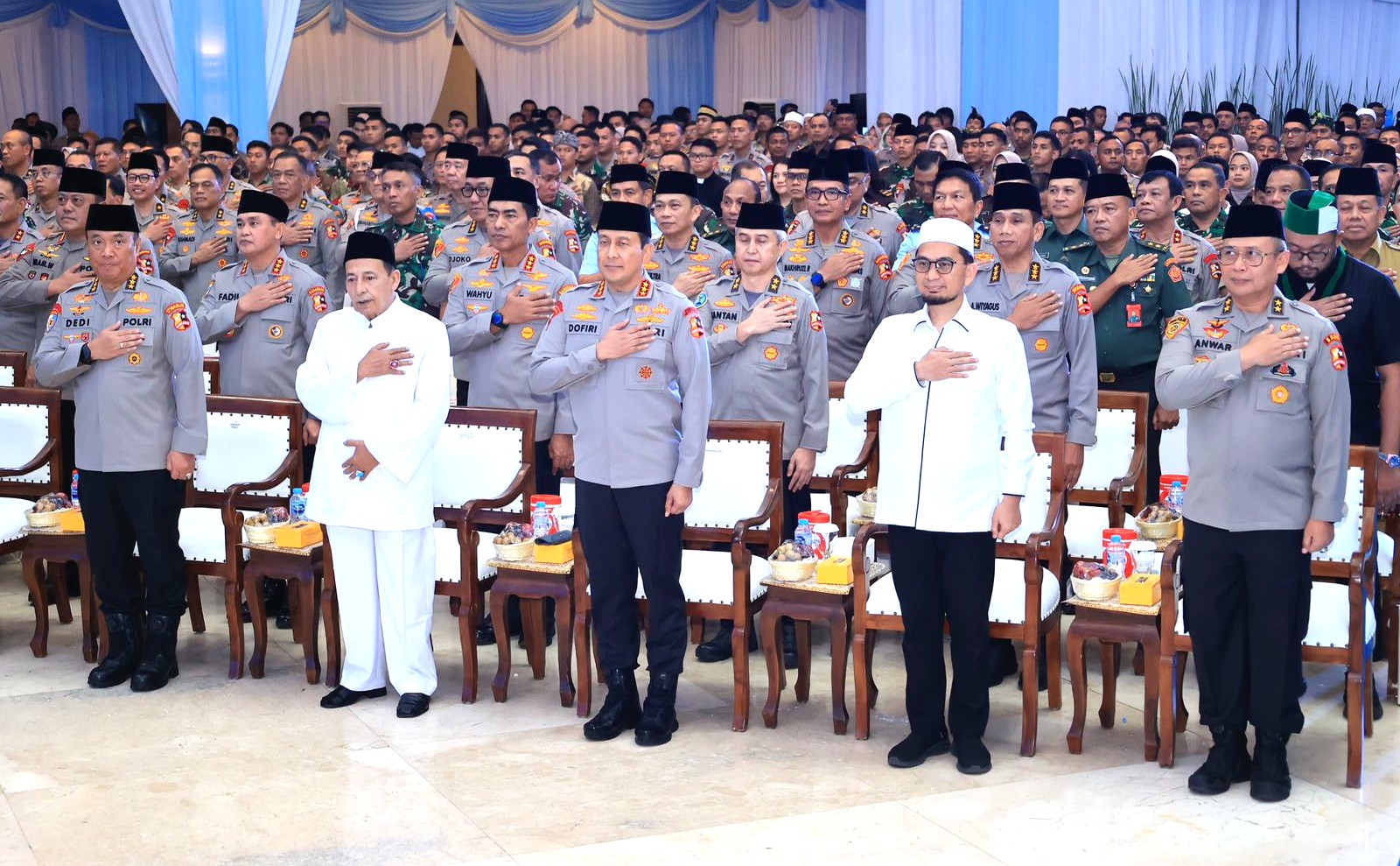 Kebersamaan dalam Doa: Polri Gelar Doa Bersama Lintas Agama Sambut Hari Bhayangkara ke-79