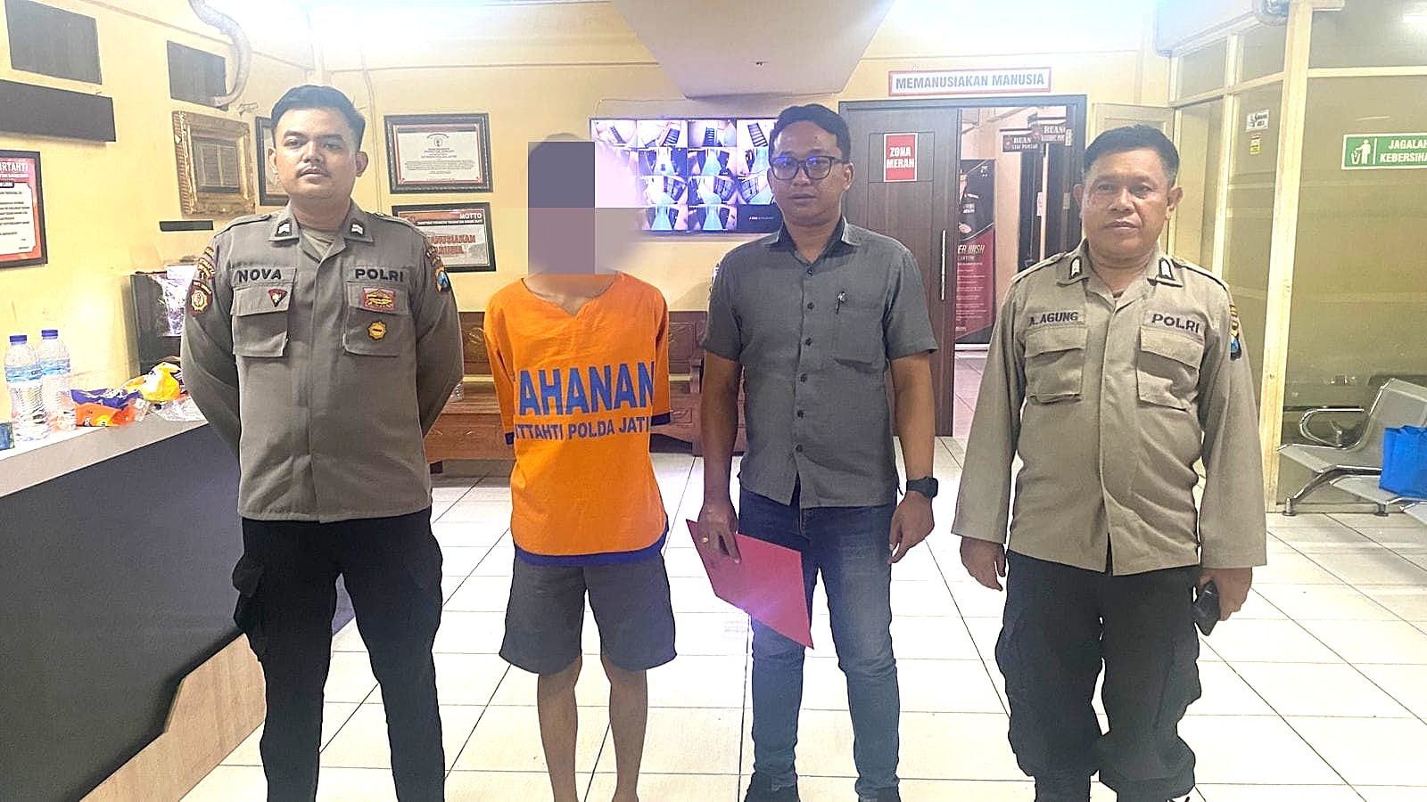 Polres Pelabuhan Tanjungperak Amankan Penjual Motor Hasil Begal Gangster di Bulak Surabaya