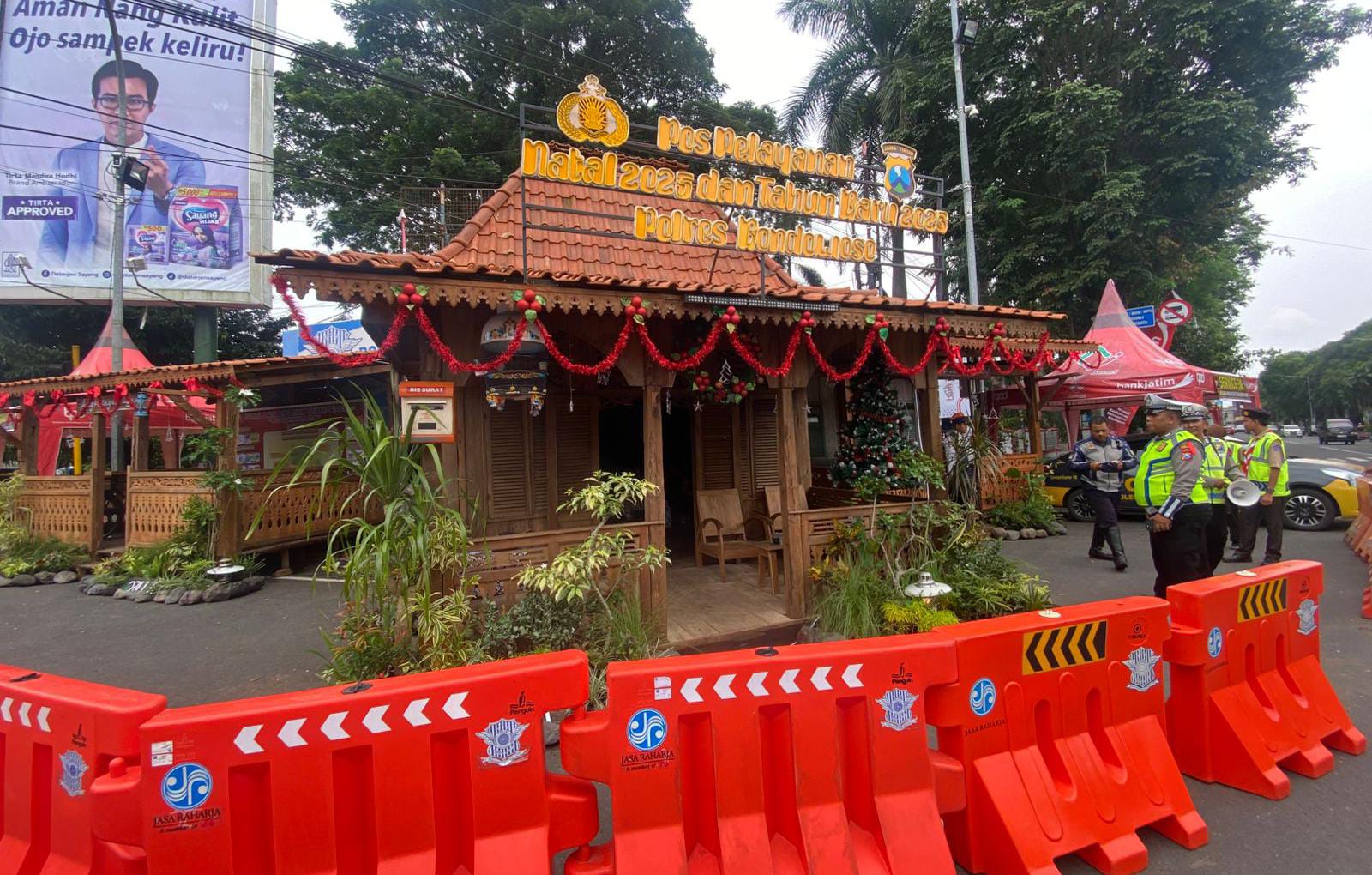 Polres Bondowoso Dirikan Pos Unik dan Layanan Gratis Bagi Pemudik Nataru