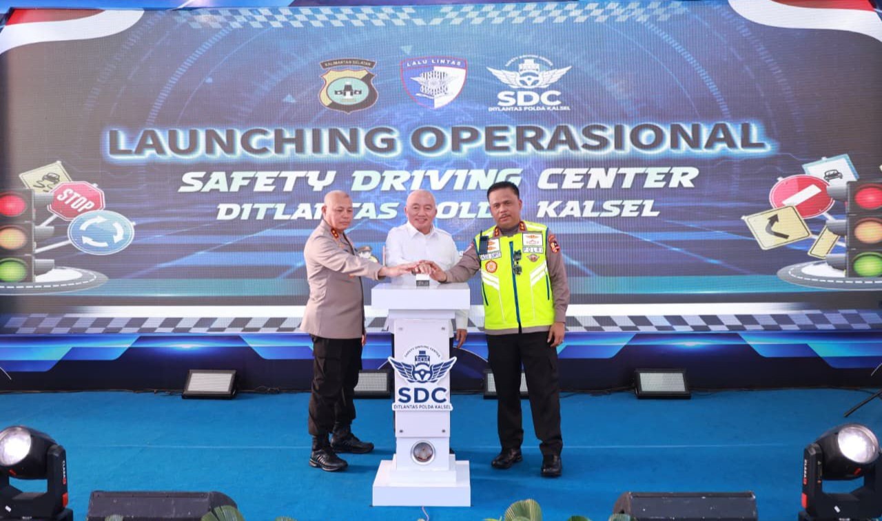 Kakorlantas Polri Resmikan Safety Driving Center (SDC) Polda Kalsel