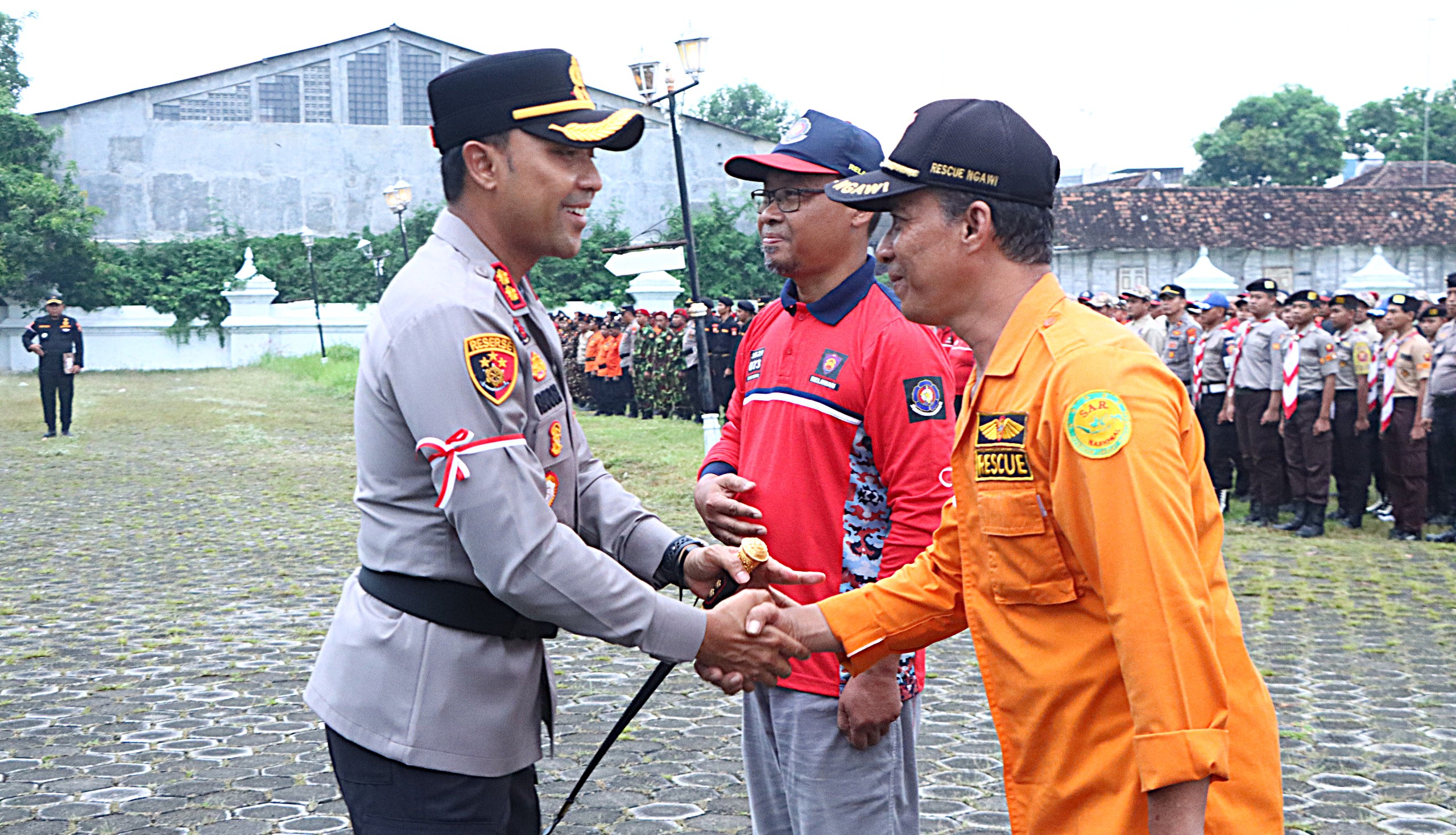 Polres Ngawi Perkuat Jaga Kondusifitas Wilayah dengan Sabuk Kamtibmas