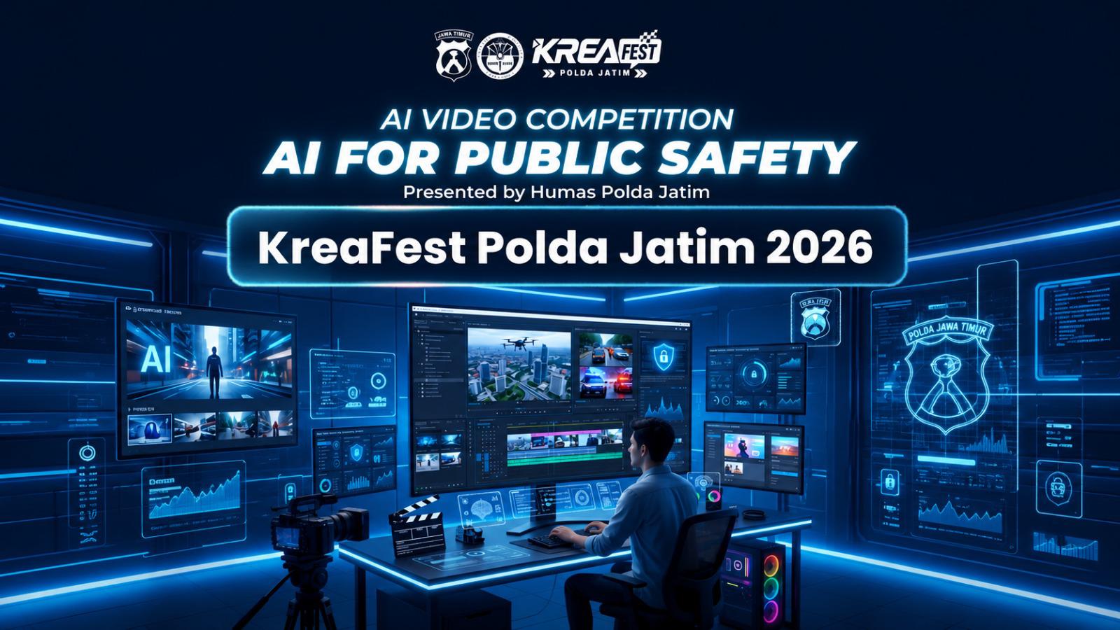Polda Jatim Gelar KreaFest 2026, Ajak Generasi Muda Manfaatkan AI untuk Edukasi dan Keamanan Publik
