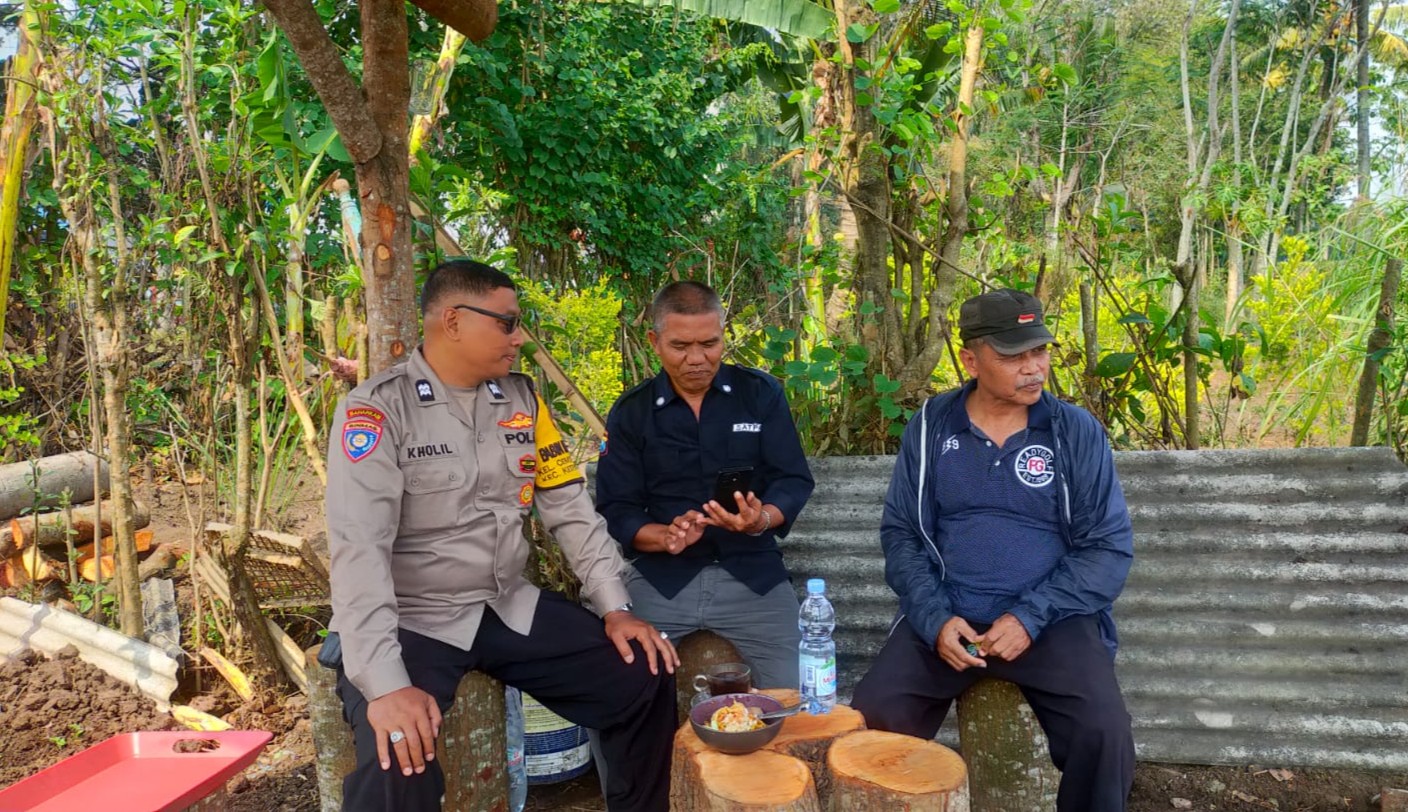 Motor Penggerak Ketahanan Pangan, Pak Bhabin Paling Aktif Dampingi Petani Mulai dari Survei Lahan hingga Panen