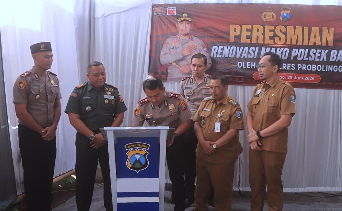 Kapolres Probolinggo Resmikan Renovasi Polsek Bantaran dan Besuk,Tekankan Optimalisasi Pelayanan Publik