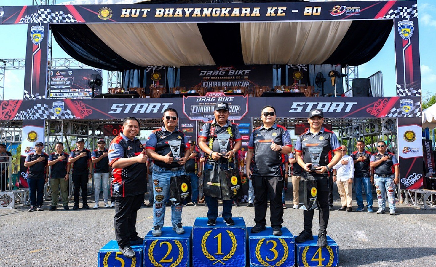 Gas di Sirkuit, Bukan di Jalan! Open Drag Bike Dhira Brata Cup Championship 2026 Resmi Dibuka di Samarinda dalam Rangka Hari Bhayangkara ke-80