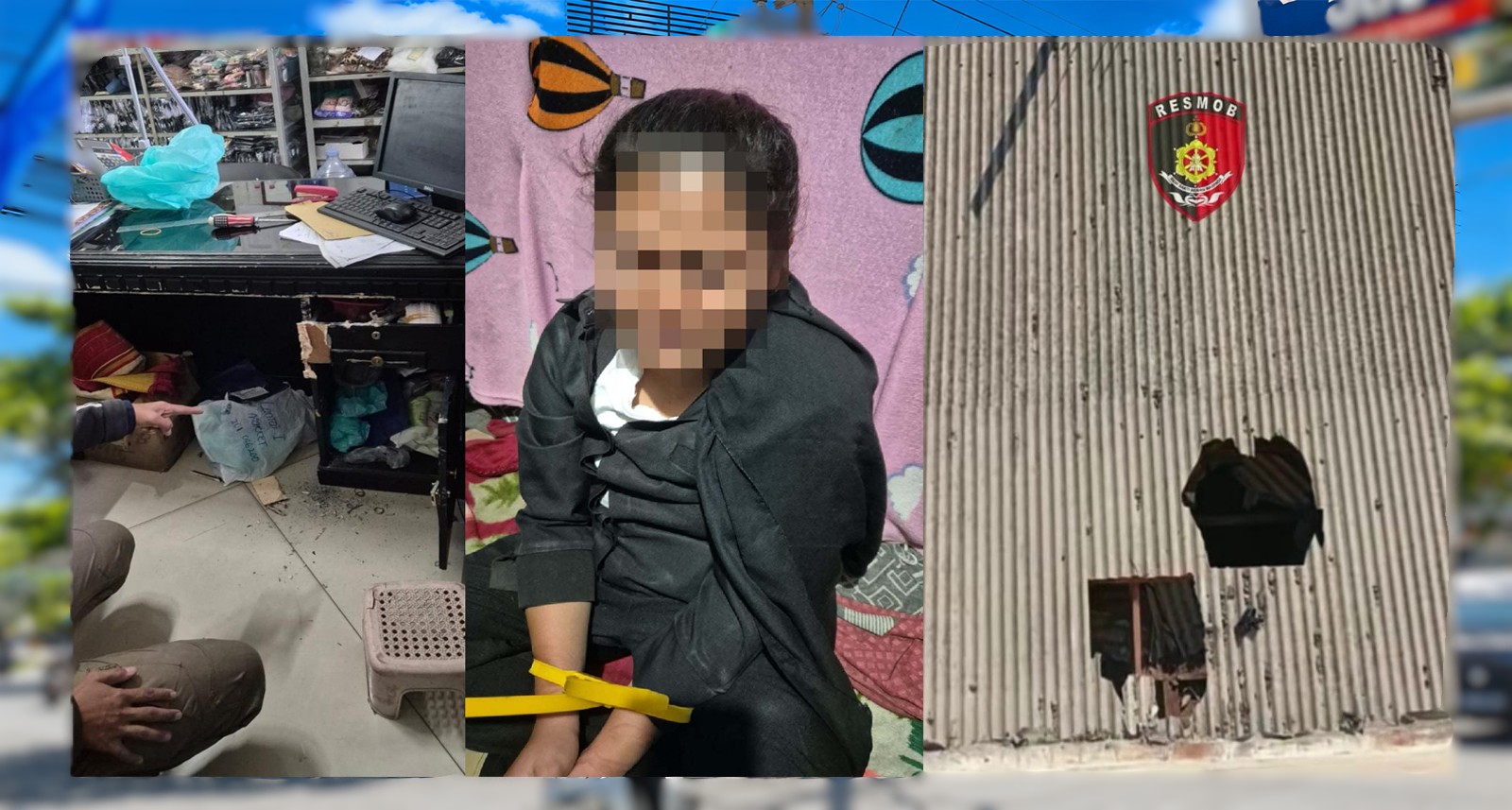Polresta Malang kota Amankan Mantan Karyawan Curi Uang Tunai Rp48,4 Juta, Setelah Terjatuh dari Lantai Tiga Swalayan