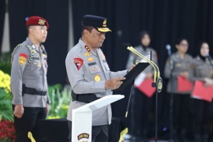 Kapolda Jatim Pimpin Sertijab PJU dan Kapolres, Perkuat Regenerasi Kepemimpinan dan Pelayanan Presisi