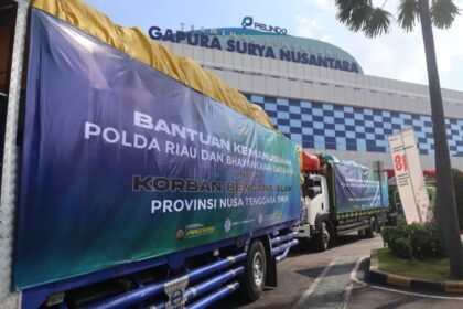 Dari Bumi Lancang Kuning, 60 Ton Bantuan Polda Riau Dikirim untuk Korban Bencana NTT