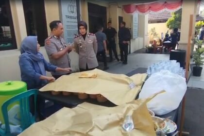 MBG dan Cek Kesehatan Gratis Polresta Malang Kota Menyapa Warga di Polsek Blimbing