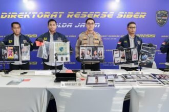 Polda Jatim Bongkar Arisan Online Fiktif Transaksi Capai Rp.71 Miliar