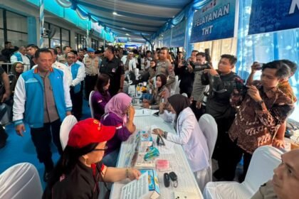 Kapolri Tinjau Baktikes Di Gedung Kspsi Jatim, Layanan Kesehatan Dihadirkan Untuk Pekerja Dan Masyarakat