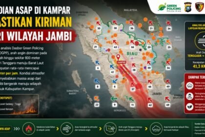 Asap di Kampar Dipastikan Merupakan Kiriman dari Wilayah Jambi