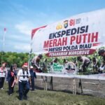 Ekspedisi Merah Putih Polda Riau Tembus Kuala Selat,1.700 Hektare Mangrove Disiapkan Lawan Abrasi