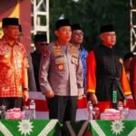 Lapangan Pancasila Simpang Lima, Kota Semarang, menjadi saksi digelarnya Apel Pembukaan Muktamar XVI Tapak Suci Putera Muhammadiyah pada Sabtu, 8 Agustus 2026
