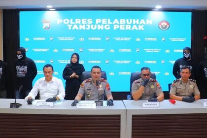 Operasi Tumpas Narkoba 2026, Polres Pelabuhan Tanjung Perak Amankan 27 Tersangka dan Sita 1 Kilogram Sabu