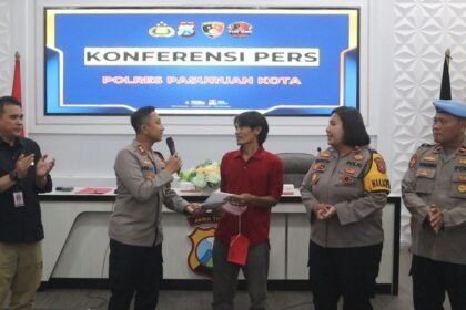 Polres Pasuruan Kota Bongkar Jaringan Curanmor, Tersangka dan Penadah Diamankan