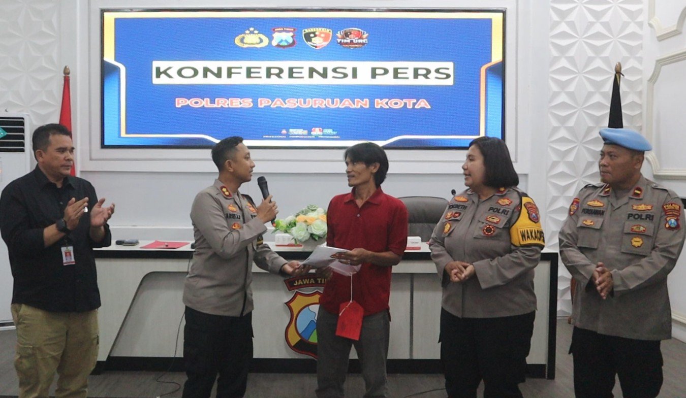 Polres Pasuruan Kota Bongkar Jaringan Curanmor, Tersangka dan Penadah Diamankan