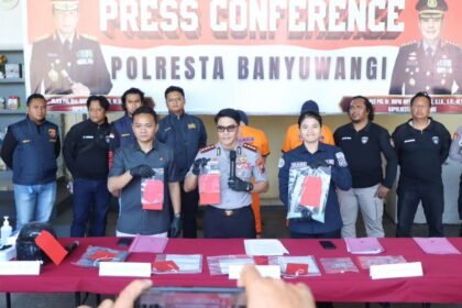 Polresta Banyuwangi Ungkap Pencurian Dengan Pecah Kaca Mobil, Dua Tersangka Pernah Beraksi di Malaysia