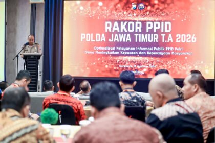 Rakor PPID Polda Jatim 2026 Perkuat Kepercayaan Publik melalui Keterbukaan Informasi