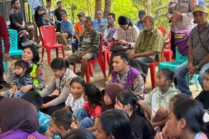 Tim Trauma Healing Polda Jatim Bantu Pulihkan Warga Terdampak Gempa NTT