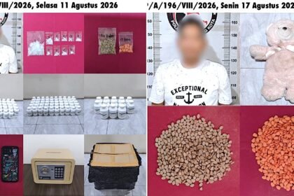 Menurut Hendro, barang bukti tersebut diduga diperoleh tersangka dari EN yang kini masuk daftar pencarian orang (DPO). Polisi masih melakukan pengembangan untuk mengungkap jaringan yang memasok narkotika tersebut