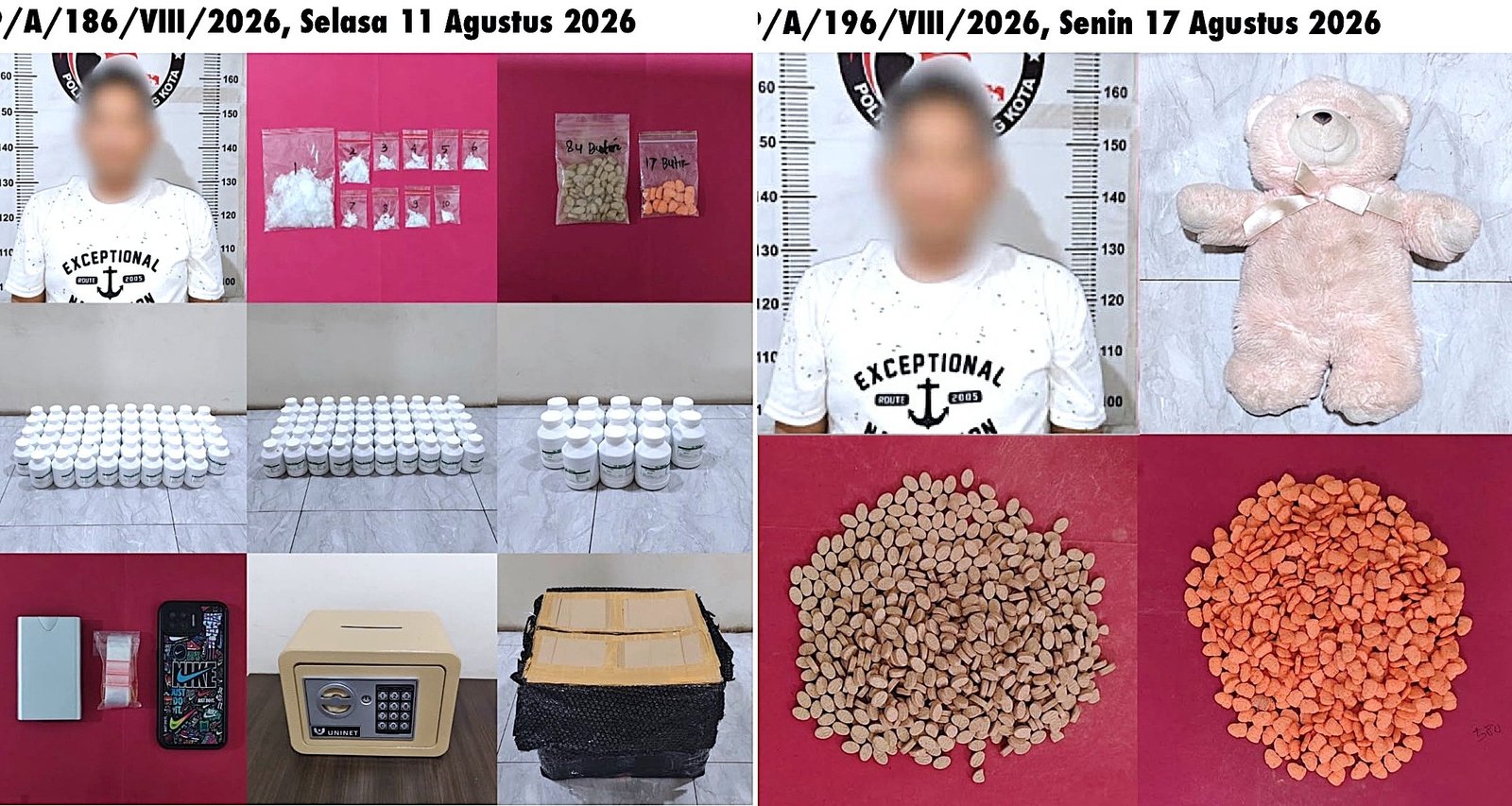 Menurut Hendro, barang bukti tersebut diduga diperoleh tersangka dari EN yang kini masuk daftar pencarian orang (DPO). Polisi masih melakukan pengembangan untuk mengungkap jaringan yang memasok narkotika tersebut